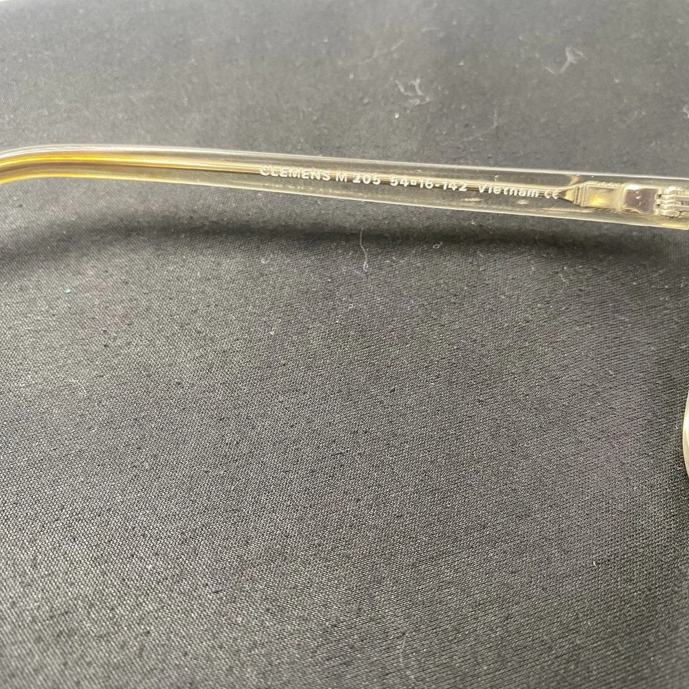 Warby Parker Eyeglasses FRAME ONLY Clemens M 205 54-16-142 Gray Clear 725